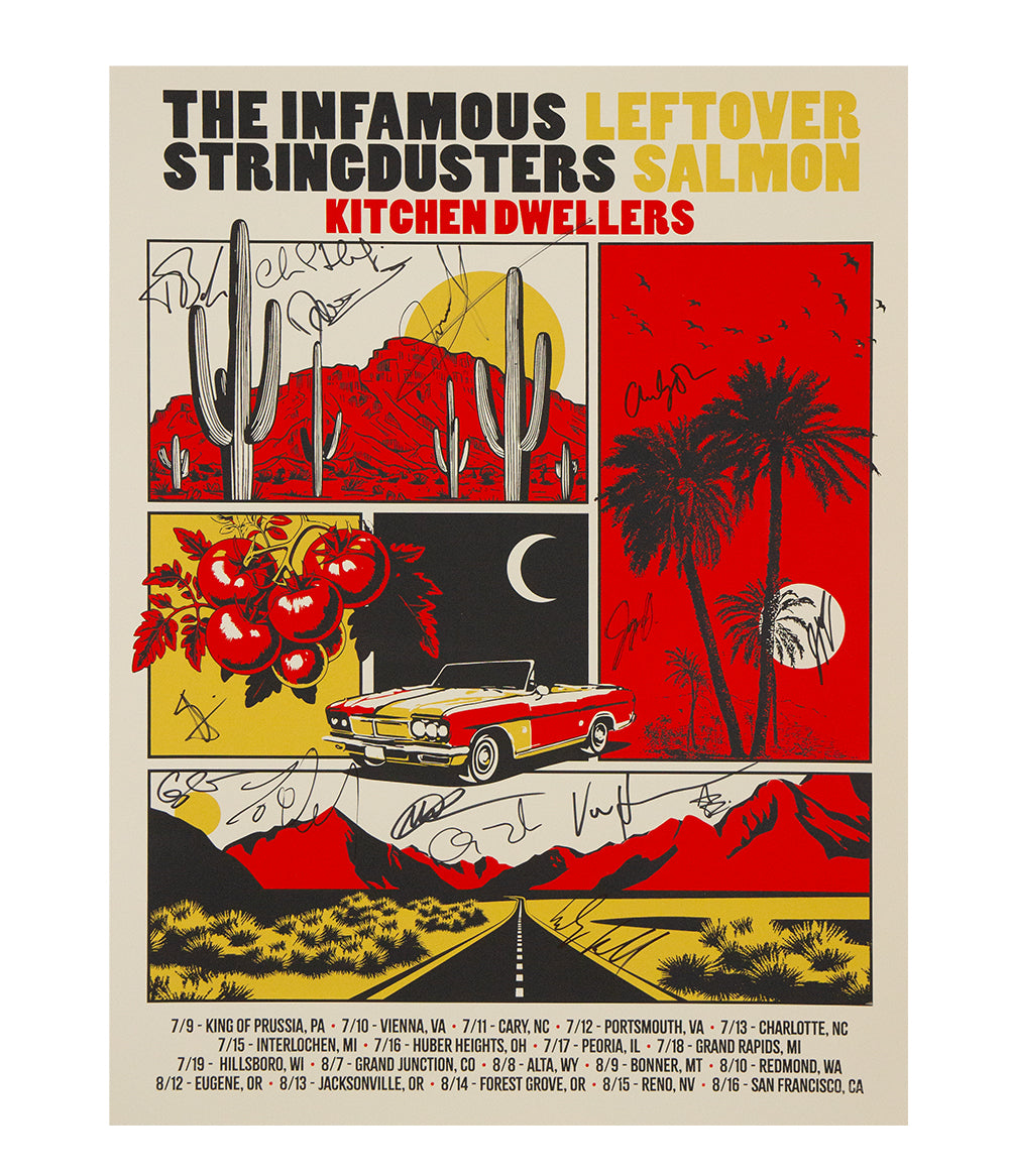 The Infamous Stringdusters Kitchen Dwellers Poster (Signed)