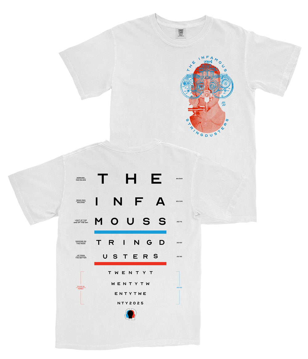 The Infamous Stringdusters Eye Test Shirt *PREORDER SHIPS 1/23/26