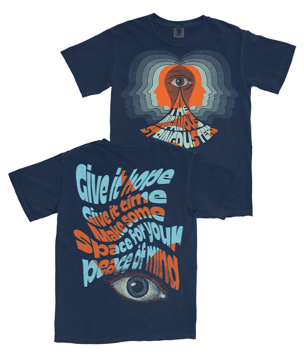 The Infamous Stringdusters Peace of Mind Shirt (Blue) *PREORDER SHIPS 1/23/26