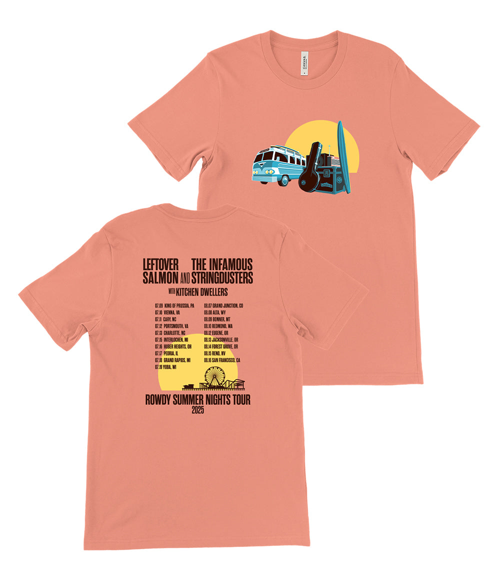 The Infamous Stringdusters Leftover Salmon Tour Shirt