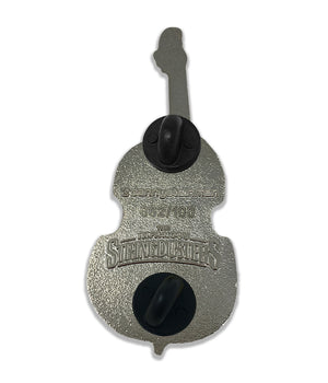 The Infamous Stringdusters Upright Bass Pin (Silver Deep Space - Ltd to 100)