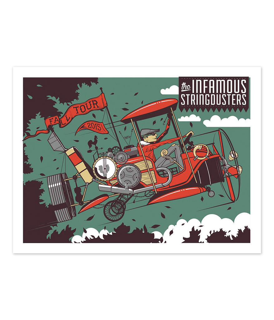 The Infamous Stringdusters Fall 2015 Tour Poster