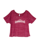 The Infamous Stringdusters Womens Logo Flowy Shirt