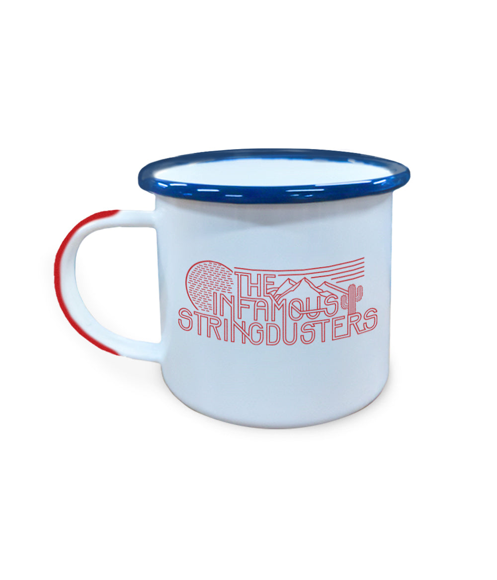 The Infamous Stringdusters Enamel Coffee Mug