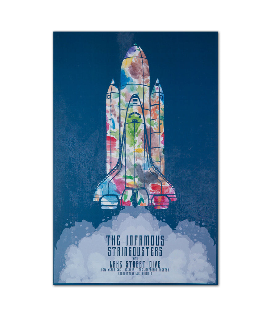The Infamous Stringdusters NYE 2012 Tour Poster