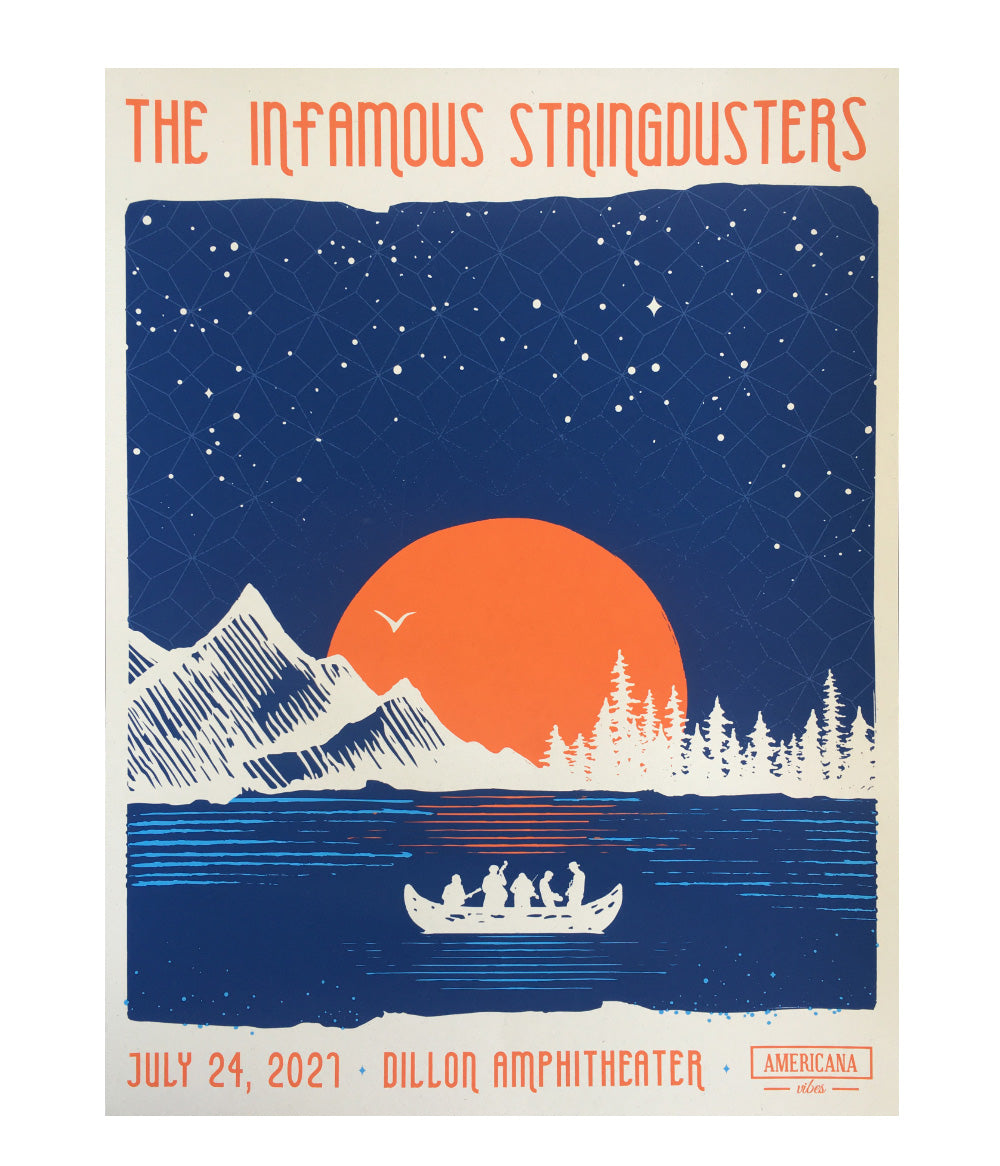 The Infamous Stringdusters Dillon Amphitheater July 24,2021 Poster
