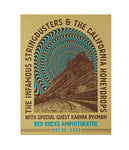 The Infamous Stringdusters Red Rocks May 26th 2022 Poster