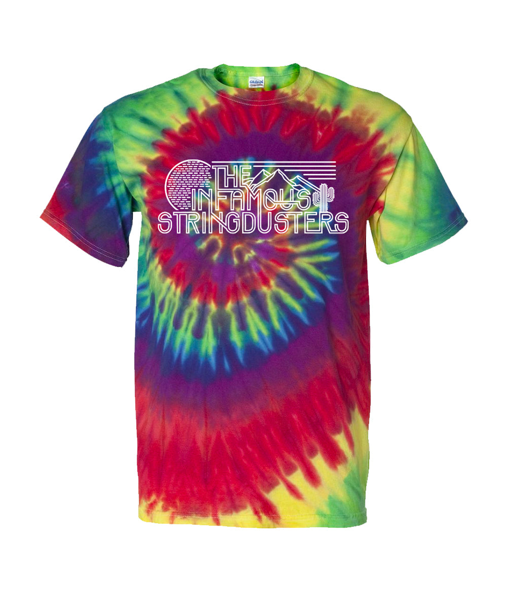 The Infamous Stringdusters Rainbow Tie Dye Shirt